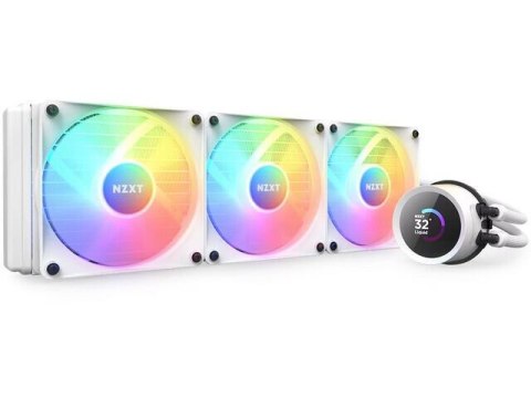 Chłodzenie wodne NZXT Kraken 360 RGB LCD białe