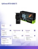 Gainward Karta graficzna GeForce RTX 4060 Ti Panther 16GB GDDR6 128bit 3DP/HDMI