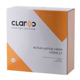 CLAROC KABEL HDMI ŚWIATŁOWODOWY AOC, 2.1, 8K, 20M