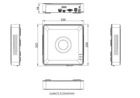 Hikvision Rejestrator IP DS-7104NI-Q1(D)