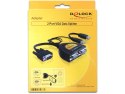 Delock Adapter VGA->2xVGA+zasilanie USB+USB(AF)