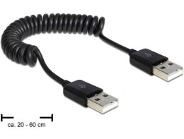 Delock Kabel USB AM-AM Spirala 20-60cm