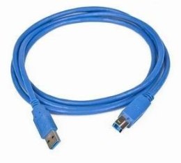 Gembird Kabel USB 3.0 typu AB AM-BM 3m niebieski