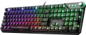 MSI Gaming Keyboard VIGOR GK71 SONIC BLUE Gaming Keyboard Innovative Smart Dual Touch Volume Scroll RGB LED light US Wired Black