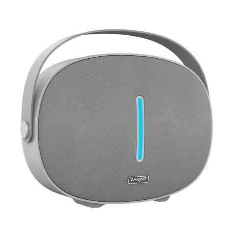 Głośnik bezprzewodowy Bluetooth W-KING T8 30W srebrny