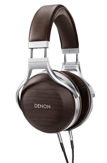 Słuchawki Denon AH-D5200 brązowo srebrne