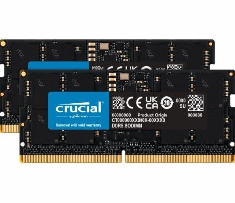 Crucial Pamięć do notebooka DDR5 SODIMM 32GB(2*16) /5200 CL42 (16Gbit)