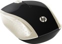 Mysz HP Wireless Mouse 200 Silk Gold bezprzewodowa czarno0złota 2HU83AA