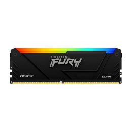 Pamięć DDR4 Kingston Fury Beast RGB 16GB (1x16GB) 3200MHz CL16 1,35V czarna