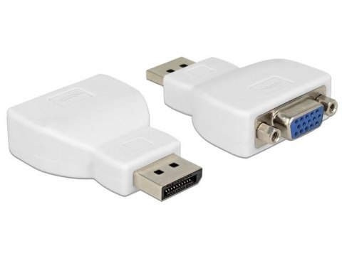 Delock Adapter Displayport(M)-> VGA(15F) White