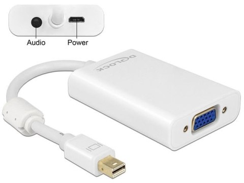 Delock Adapter Displayport MINI 1.1(M)-> VGA(F) White