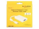 Delock Adapter Displayport MINI 1.1(M)-> VGA(F) White