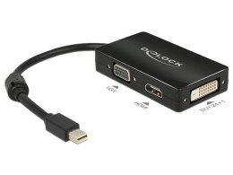 Delock Adapter Displayport Mini(M)->HDMI(F)/VGA(F)/DVI-D(24+1)(F)