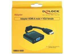 Delock Adapter HDMI-A(M)->VGA(F) 25cm