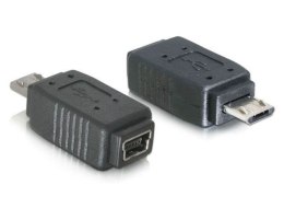 Delock Adapter USB Mini(F)->USB Micro(M)+Nikiel