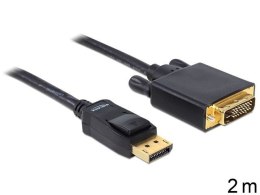 Delock Kabel DISPLAYPORT(M)->DVI-D(M)(24+1) 2M