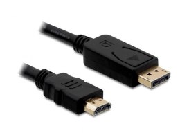 Delock Kabel DISPLAYPORT M->HDMI M 5m Gold