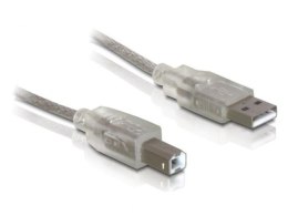 Delock Kabel USB 2.0 AM-BM 0,5M + Ferryt