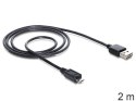 Delock Kabel USB micro-B(M)->A(M) EASY-USB 2.0 2m