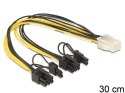 Delock Kabel rozdzielacz zasilania PCI EXPRESS 2x8PIN/1x6PIN