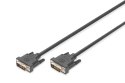 Digitus Kabel połączeniowy DVI-D DualLink 1080p 60Hz FHD Typ DVI-D (24+1)/DVI-D (24+1) M/M czarny 0,5m