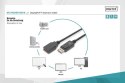 Digitus Kabel przedłużający DisplayPort 1.2 z zatrzaskiem 4K 60Hz UHD Typ DP/DP M/Ż czarny 2m