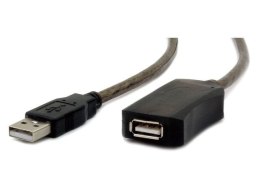 Gembird Przedłużacz USB 2.0 typu AM-AF 10m aktywny czarny