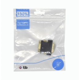 TB Adapter DVI M - VGA F pozłacany, 24+5/15 pin