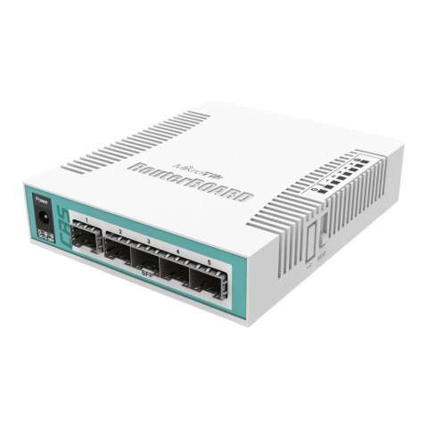 Switch zarządzalny MikroTik CRS106-1C-5S 5xSFP 1xCombo PoE