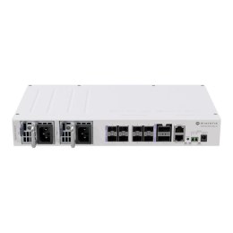 Switch zarządzalny MikroTik CRS510-8XS-2XQ-IN 2xQSFP28 8xSFP28 1x1GbE PoE