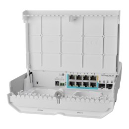 Switch zarządzalny MikroTik CSS610-1Gi-7R-2S+OUT 2xSFP+ 8x1GbE PoE