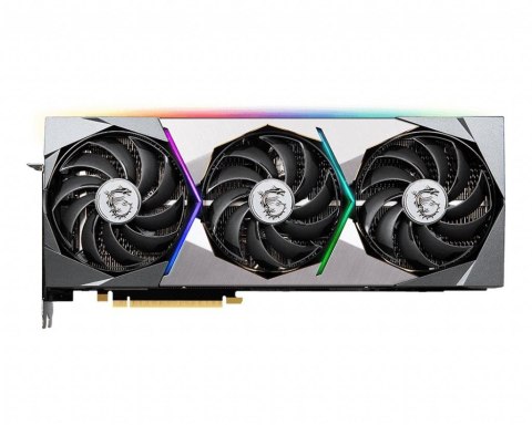 Zestaw karta graficzna MSI GeForce RTX 3080 SUPRIM X 10G LHR 10GB + słuchaki, plecak, pluszowy smok i RGB LED