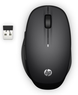 Mysz HP Dual Mode Wireless/Bluetooth Mouse Black 300 bezprzewodowa czarna 6CR71AA