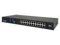 AVIZIO SWITCH NIEZARZĄDZALNY 24 PORTY RJ45 POE 1GB/S + 2 PORTY SFP UPLINK 1GB/S (BUDŻET MOCY 250W)