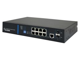 AVIZIO SWITCH ZARZĄDZALNY 8 PORTÓW RJ45 POE 1GB/S + 2 PORTY SFP UPLINK 1GB/S (BUDŻET MOCY 150W)