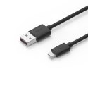 AUKEY CB-D10 Black zestaw 3 szt. szybkich kabli Quick Charge micro USB-USB | 3x1.2m | 480 Mbps