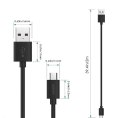 AUKEY CB-D9 Black szybki kabel Quick Charge micro USB-USB | 2m | 480 Mbps