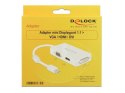 Delock Adapter Displayport 1.2 Mini ->HDMI/VGA/DVI 16cm Biały