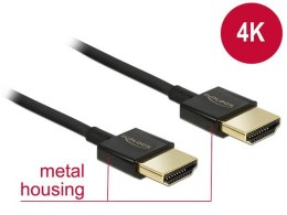 Delock Kabel HDMI-HDMI High Speed Ethernet 4K 3D Slim 3m czarny