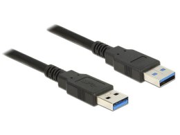 Delock Kabel USB 3.0 1.5m AM-AM czarny