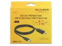 Delock Kabel USB 3.0 Data Link PC Bridge 1.5m AM-AM (obsługa 2 komputerów jedną myszką i klawiaturą)