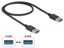 Delock Kabel USB 3.1 0.5m AM-AM czarny