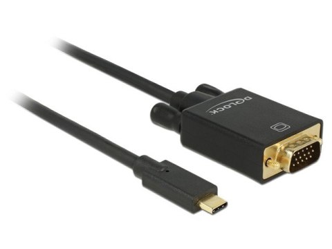 Delock Kabel USB-C -> VGA M/M 1m Full HD