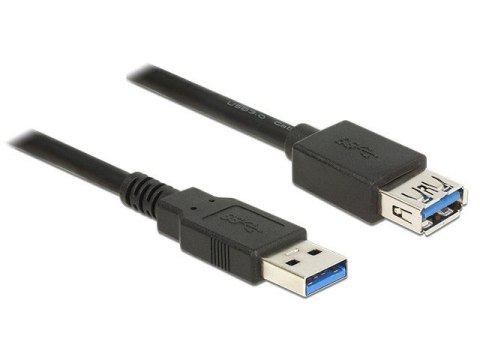 Delock Przedłużacz USB 3.0 0.5m AM-AF czarny