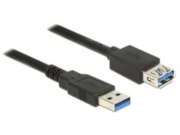 Delock Przedłużacz USB 3.0 1m AM-AF czarny