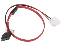 LANBERG Kabel SATA III - Micro SATA + zasilanie Molex dla dysków 1.8''