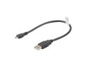 LANBERG Kabel USB 2.0 micro AM-MBM5P 0.3M czarny