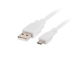 LANBERG Kabel USB 2.0 micro AM-MBM5P 1.8M biały