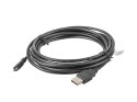 LANBERG Kabel USB 2.0 micro AM-MBM5P 3M czarny