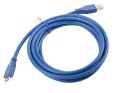 LANBERG Kabel USB 3.0 micro AM-MBM5P 3M niebieski